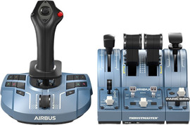 Thrustmaster ג'ויסטיק ומצערת טיסה - Thrustmaster TCA Captain Pack X Airbus Edition למחשב PC ול-Xbox