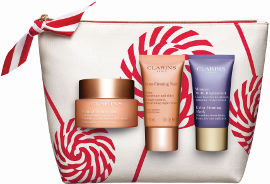 CLARINS EXTRA FIRMING סט קרם יום + מסכה + קרם לילה