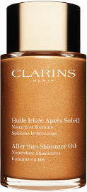 CLARINS SHIMMER OIL לאחר שיזוף