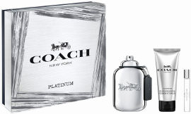 COACH PLATINUM סט א.ד.פ + קרם גוף + א.ד.פ לאשה