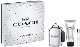 COACH PLATINUM סט א.ד.פ + א.ד.פ + ג'ל רחצה לגבר