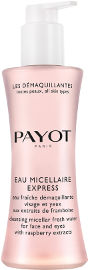 PAYOT EXPRESS מי ניקוי מרעננים לעור הפנים ומסביב לעיניים ולשפתיים
