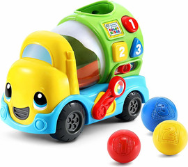LeapFrog משאית מערבל בטון לימודית מנגנת ומאירה