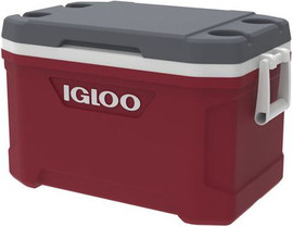 IGLOO צידנית קשיחה 49 ליטר דגם LATITUDE צבע אדום - igloo