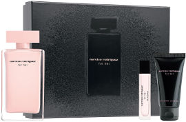 Narciso Rodriguez FOR HER סט א.ד.פ + א.ד.פ + תחליב גוף לאשה