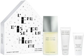 l'eau d'issey POUR HOMME סט א.ד.ט + ג'ל רחצה + אפטר שייב לגבר