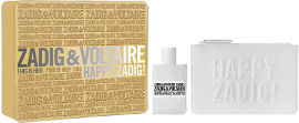 ZADIG & VOLTAIRE THIS IS סט א.ד.ט + פאוץ לבן