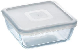 PYREX תבנית זכוכית עם מכסה 20x20 ס"מ Cook & Freeze