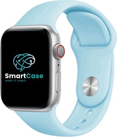 SmartCase רצועת סיליקון אפל ווטש 40/41/42mm בצבע 35# Sky Blue אורך SM