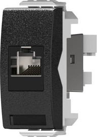 Nisko שקע מחשב RJ45 CAT 5E שחור מט ניסקו סוויץ'