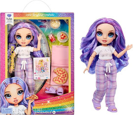 Rainbow High בובת אופנה ריינבו היי ג'וניור - מסיבת פיג'מות - וויולט (סגולה)