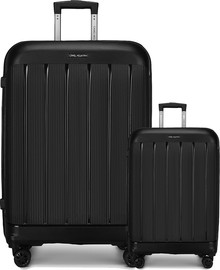 Camel Mountain Camel Mountain® Infinity Set Of Two 20 Inch and 32 Inch סט מזוודות - שחור יהלום