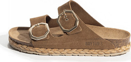 BAYTON כפכפי נשים עם 2 רצועות מעור זמש BAYTON ATLAS