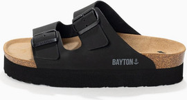 BAYTON סנדלי פלטפורמה נשים עם רצועות BAYTON JAPET NOIR