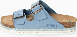 BAYTON כפכפי נשים עם 2 רצועות מעור זמש BAYTON BENALLA