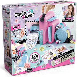 Canal Toys סטודיו מדבקות וקישוטי נייר 3 ב-1 Canal Toys Style 4 Ever