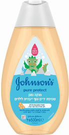 ג'ונסונס מנקה ומגן, שטיפת ידיים וגוף ייעודית לילדים