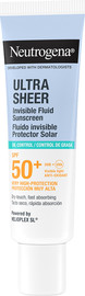 NEUTROGENA  ULTRA SHEER מקדם הגנה נוזלי להפחתת מראה מבריק SPF50