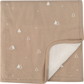 BabyTech שמיכת אינטרלוק לתינוק 120*80 ס"מ עשויה 100% כותנה מבית Baby Tech - עצים