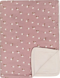 BabyTech שמיכת אינטרלוק לתינוק עם מילוי דק 100*75 ס"מ עשויה 100% כותנה מבית Baby Tech - אפרסקים