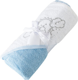 BabyTech מגבת קפוצ'ון לתינוק 100% כותנה מבית Baby Tech - צבע כחול