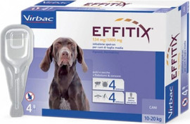 EFFITIX EFFITIX | לכלבים במשקל 10 - 20 ק"ג | 4 אמפולות