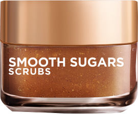 L'OREAL PARIS SMOOTH SUGARS SCRUBS גרגירי פילינג סוכר למראה עור זוהר