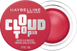 MAYBELLINE CLOUDTOPIA סומק מוס קרמי לשפתיים וללחיים - 02 ETHEREAL ROUGE
