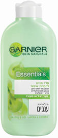 GARNIER ESSENTIALS חלב פנים לעור רגיל/מעורב