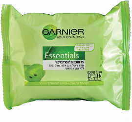 GARNIER ESSENTIALS מגבונים לעור רגיל/מעורב