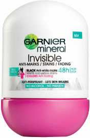 GARNIER דאודורנט רול אינביזיבל פרש