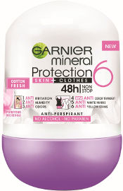 GARNIER דאודורנט רול פרוטקשיין 6 כותנה
