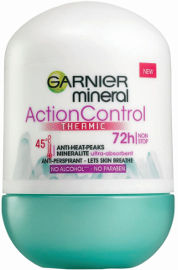 GARNIER דאודורנט רול אקשן קונטרול טרמיק 72 שעות