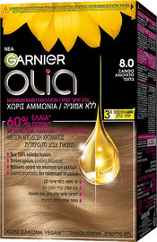 GARNIER OLIA צבע לשיער קבוע ללא אמוניה 8.0