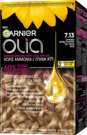 GARNIER OLIA צבע לשיער קבוע ללא אמוניה 7.13