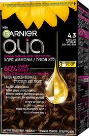 GARNIER OLIA צבע לשיער קבוע ללא אמוניה 4.3