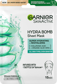 GARNIER PURE ACTIVE מסכת בד חד פעמית חומצה סליצילית