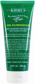 KIEHL'S ג'ל גרגירים לניקוי פנים עמוק לגבר נטול שומן