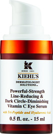 KIEHL'S POWERFUL STRENGTH LINE-REDUCING סרום לעיניים ויטמין C