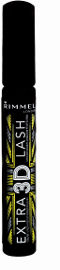 RIMMEL LONDON EXTRA 3D LASH מסקרה שחור אקסטרים
