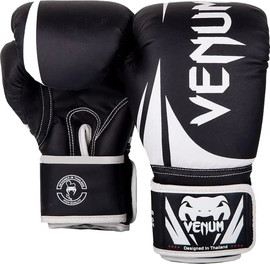 VENUM כפפות איגרוף לילדים,  Challenger 2.0 Kids 4oz Black-White