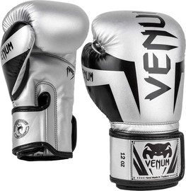 VENUM כפפות איגרוף Venum Elite Silver/Black
