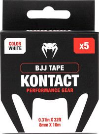 VENUM טייפ הגנה לאצבעות Venum Kontact BJJ Finger Tape - White/Black