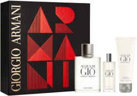 GIORGIO ARMANI Acqua Di Gio סט א.ד.ט + א.ד.ט + ג'ל רחצה לגבר