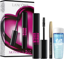 LANCOME MR BIG מארז מסקרה + ניקוי פנים + עפרון עיניים