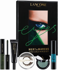 LANCOME MERT&MERCUS קיט מסקרה + צללית + אבקת צללית + צמד ריסים מלאכותיים 01
