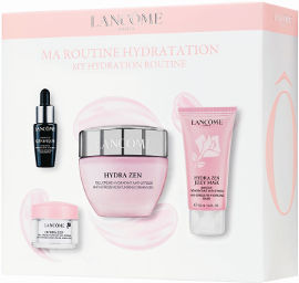 LANCOME HYDRA ZEN סט קרם ג'ל + קרם ג'ל + סרום + מסכה
