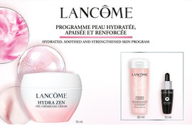 LANCOME HYDRA ZEN סט קרם לחות + מי פנים + סרום
