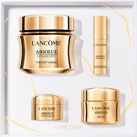 LANCOME ABSOLUE SOFT סט קרם יום + קרם עיניים + קרם פנים + סרום פנים