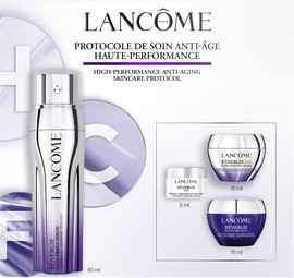 LANCOME HIGH-PERFORMANCE טריפל סרום סט סרום + קרם לילה + קרם יום + קרם עיניים